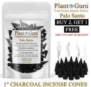 Palo Santo Charcoal Incense Cones 1" TOPFLOW Bulk Wholesale For Burner Holder