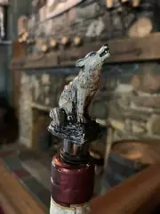 Howling Wolf Bottle Stopper