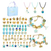 66Pcs DIY Bracelet Kids Charm Bracelet Making Kit Beads Bracelet DIY Craft