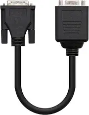 DVI to VGA Splitter Cable Model DVI/M-2xHDB15/H - Length 20cm - Allows You to Connect one Device with DVI Output to Two VGA Monitors simultaneously, Ideal for Multi-Display setups