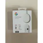 全新未使用 CHROMECAST 4代 WITH GOOGLE TV HD 已拆封故便宜賣