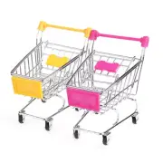 Parrot Desktop Shopping Cart Toy for Parakeet Shopping Cart