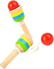 Educational Wooden Toys for Toddlers 2pcs Trick Cup Hand Eye Coordination Toys Boys and Girls