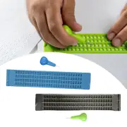 Braille Writing Slate Learning Supplies Practical Portable Braille Fingerboard