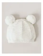 [Sprout] Pom Pom Beanie in Vanila