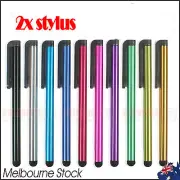 2x Capacitive Touch Screen Stylus Pen for iPhone iPad iPod Samsung Sony Tablet
