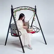 Balcony Rocking Chair, Hanging Chair, Sun Lounger, for Adults, Patio, Garden, Courtyard and Poolside