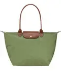 Longchamp Le Pliage Large Recycled Nylon Tote Shoulder Bag ~NIP~ Lichen