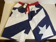 SCREENSHOT Men Athletic Sportswear Retro Basketball Shorts Medium - NEW NWT