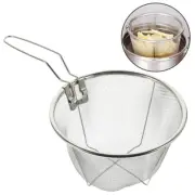 Frying Basket Hookup for Saucepan Stainless Steel Strainer Fine Mesh