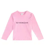 [Givenchy Kids] Givenchy Kids Logo cotton jersey top Y 6 pink