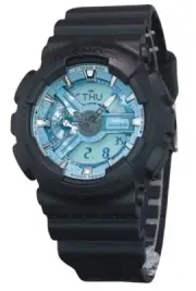 Casio G-Shock Ocean Blue Dial Alarm Timer Stopwatch GA-110CD-1A2 200M Mens Watch