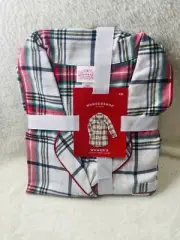 Wondershop Women’s Sleep Top Button Up Shirt Long Sleeve Size XXL