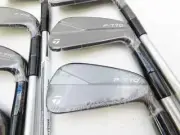 New TaylorMade P770 Phantom Black Iron Set 4-PW KBS Tour C-Taper X-Stiff Steel
