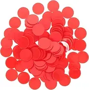 ORFOFE Learning Poker Chips 100pcs Counting Game Chips for Boys and Girls Educational Party Game Markers Sorting Toys