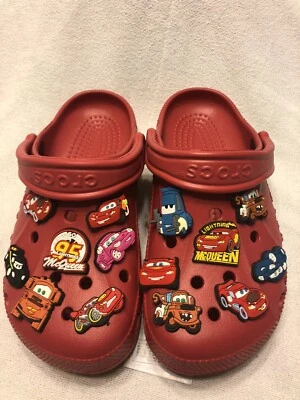 Crocs Unisex DISNEY CARS Dressed Baya Red Pepper Clogs M4/W6–ONLY ONE—BNIP/NWT