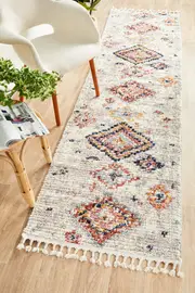 Rug Culture Silver Multi Soft Moroccan Rug
