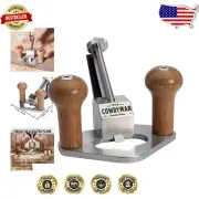 Compact Manual Router Plane with Comfortable Wood Handle - For Woodworking
