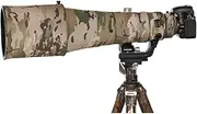 CHASING BIRDS Camouflage Waterproof Lens Coat for Nikon AF-S 600mm F4 E FL ED VR Rainproof Lens Protective Cover (Desert Camouflage, with 1.7X TC (TC-17E II))