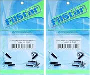 Feeder Link 6 x 6 cm - Fluorocarbon Leaders with Fishing Swivel for Feeder - Carp Assembly with Swivel - Method Feeder Accessories - Carp Fishing - Fishing Accessories - Feeder Rod Fishing