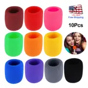 10 Pack colour Handheld Stage Microphone Windscreen Foam Mic Cover Karaoke DJ