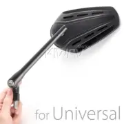 Black Mirror ZIPPER Style Aluminum Stem for Harley Heritage Softail CLASSIC