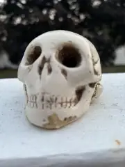 Mid Century Skull Ashtray "It’s Better to Smoke here than hereafter” Biker