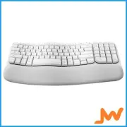Logitech Wave Keys Ergonomic Keyboard - Off White