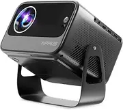 [Auto Focus/Keystone] Smart Projector 4K with Android 9.0 1080P Native 500 ANSI, Ceiling Projector with WiFi 6 and Bluetooth Object Avoidance, and Screen Adaption（Grey）