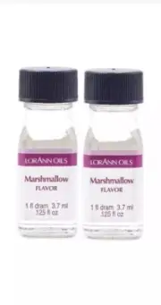 LorAnn Marshmallow Flavor, 1 dram bottle (.0125 0.125 Fl Oz (Pack of 2)