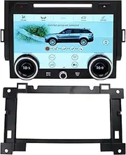 XTevu 10in Car AC Touchscreen 1080P Air Conditioner Panel LCD Screen Replacement for Range Rover, Climate Air Conditioning Panel Control LCD Screen