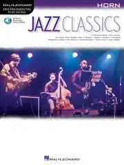 Jazz Classics for Horn Solo Sheet Music 12 Songs Play-Along Book Online Audio