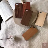 在飛比找蝦皮購物優惠-現貨܀Wooden 原木-全包手機殼 iphone 木頭手機