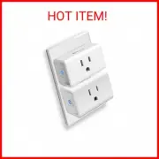 Plug Ultra Mini 15A, Smart Home Wi-Fi Outlet Works w/ Alexa, Google Home & IFTTT