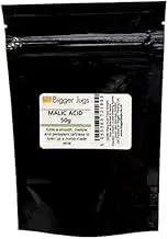 Malic Acid 50g Food Grade for Adding to Fermenting Wine Heavy Duty Resealable Pouch with Tamper Proof Seal Juice Home Brew