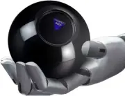 Mystic 8 Ball Retro Edition Fortune Telling Ball with Floating Answers, Novelty