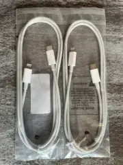 Apple USB-C To Lightening USB 2-Pack Charging Cables - White