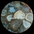 Natural Agate Top Table Handmade Coffee Top Center Table, Bar & Cafeteria Tables