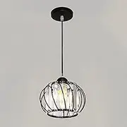 Mengjay Modern Crystal Ceiling Light Fixture- Industrial Mini Semi Flush Mount Ceiling Lighting LED Crystal Chandeliers Fitting for Kitchen Hallway Dining Rooms Living Room (B-Black)