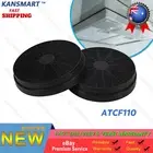 Fit Omega,Smeg Rangehood carbon filter/charcoal filter 2 pack black ATCF110 BR