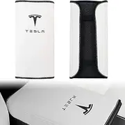 Auto Center Console Armrest Pillow, For Tesla Model Y Accessories, Car Accessories Interior. For Tesla Model 3/Y 2017-2022 2023 Central Control Armrest Cover Decoration Interior Car Accessories(White)