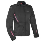 BLACK PINK SIZE 16 OXFORD LADIES IOTA WATERPROOF TEXTILE JACKET