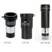 1.25'' 2X 3X 5X Barlow lens Astronomical telescope magnification All Metal