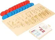 Hohopeti Mathematics Cognitive Toy Number Tracing Board Toy for Boys and Girls Preschool Math Learning Engaging Learning Experience