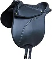AMKA Pony Shetty Saddle Riding Cushion with Handle Adjustable Saddle Cushion Also Suitable for Wooden Horses Equestrian Horse Cub Saddle