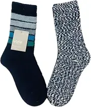[Legale] Ladies Super Soft Chamois Socks 2Pack, Navy