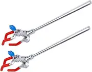 CANIGHT 2pcs Flask Clamp Flask Clip Laboratory Tools 3-prong Clamp Flask Holder Experiment Equipment Burette Clamp Laboratory Test Tube Clip Test Tube Clamp Test Tube Holder Clamp