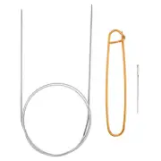 32" Circular Knitting Needles US 0/2.0mm Needles 5.51" Stainless Steel