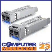 2-Pack Ubiquiti UniFi 10Gbps SM Duplex SFP+ Transceiver Duplex LC