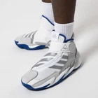 Adidas x Pharrell Crazy BYW 0 To 60 BOS 'White Royal' Blue Grey EF7215 Mens 8-13
